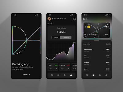 Banking App app banking branding design finance graphic design logo mobile ui uiux ux web design
