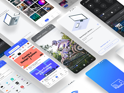 Cast to TV app app branding design mobile ui uiux ux