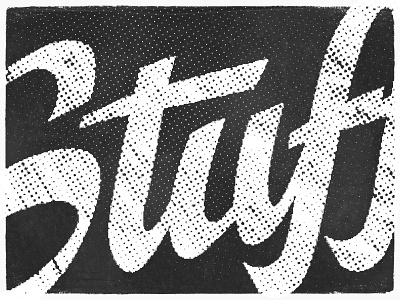 Slide #1 deck design halftone lettering presentation texture type typography
