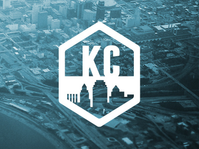 Kansas City | 1 hexagon icon kansas city kc skyline tmoney type typography