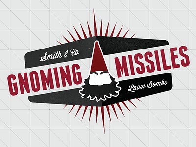 Gnoming Missiles gnome logo missile