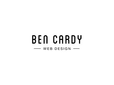 Ben Cardy Identity Design blanch helvetica identity logo