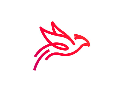 Flying Bird Logo Design abstrac bird brand branding creative design elegant fly graphic design icon idea illustration lineart logo logomaker logotype minimalist modern simple