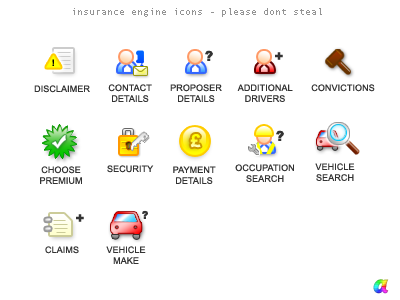 Insurance Quote Progress icon icons ui