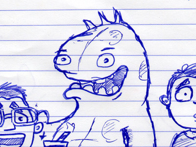 Biro Sketch biro flubo monster sketch