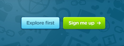 Sign Up Buttons action button call to ui