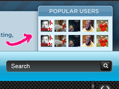 Popular Users Pane