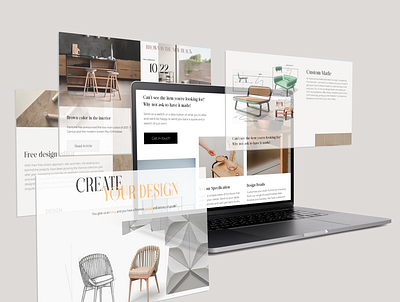 Furniture Store "Vivience". branding design e commerce furniture store ui user experience ux