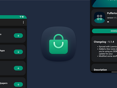 Puffercat Apps icon android app design icon ionic pwa sketch