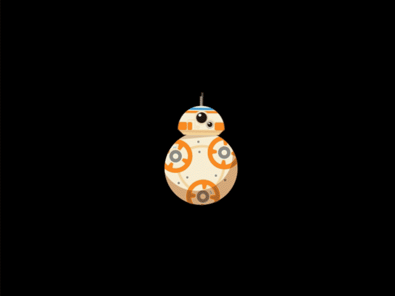 BB8 animation bb8 motion r2d2 star starwars wars