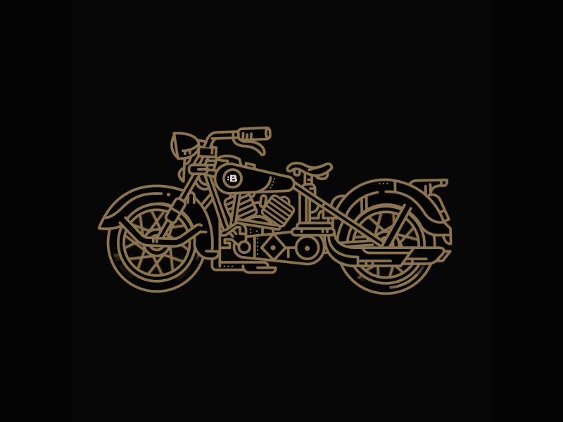 Motorcycle animation backer gif motion motorcycle