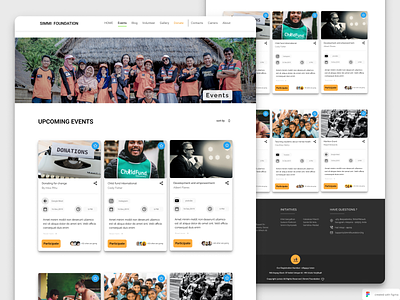 SIMMI FOUNDATION design ngo redesign ui ux website