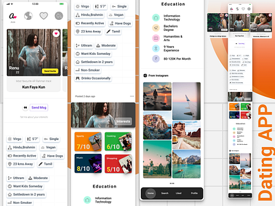 Dating app Design