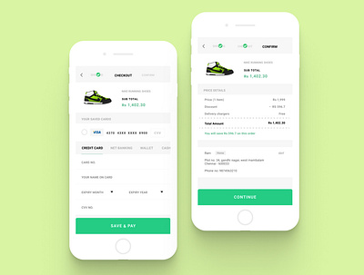 Checkout UI design app cart checkout figma mobile ui ux