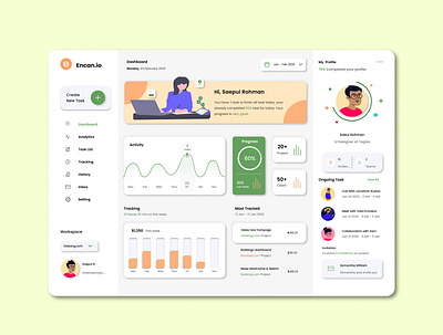 Saas Dashboard Ui design dashboard figma ui ux website