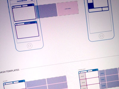 Dashbook Docs WIP ios iphone template wireframe