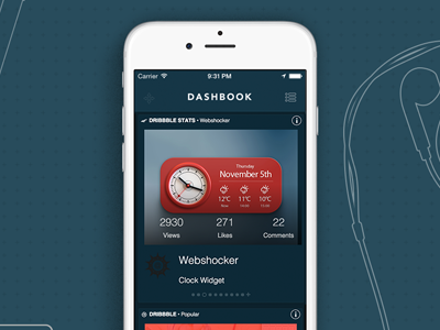 Dribbble Stats Dash