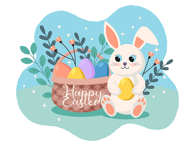 Happy Easter Illustration