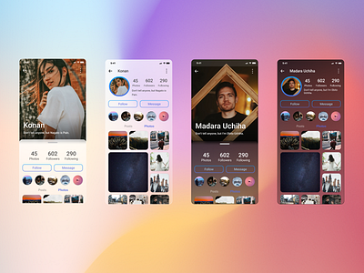 User Profile- Daily UI 6 app design figma follow free graphic design instagram kit profile ui ux