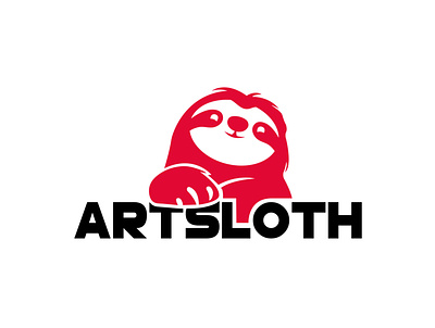 ArtSloth Brand Logo branding graphic design logo