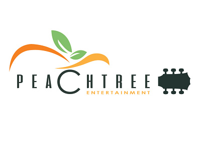 Peachtree Entertainment Brand Logo branding graphic design logo