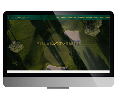 www.villasonthegreens.com branding design graphic design logo ui ux website