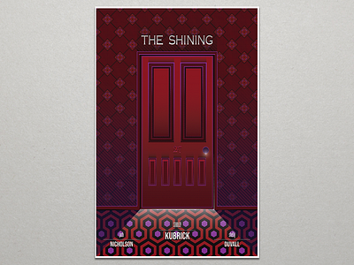 The Shining Alternate Poster illustration illustrator movie pattern poster poster art print