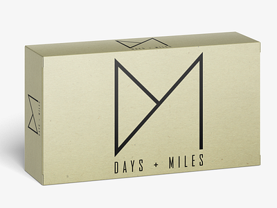 Days and Miles Logo Design branding identity illustrator logo logo design mockup