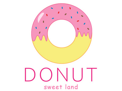 Donut graphic design illustration vector