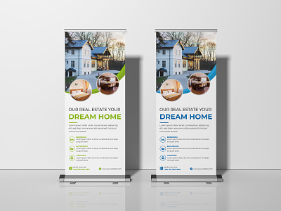 Professional Real Estate Roll Up Banner Design Template banner ads banner design banners branding corporate roll up banner food roll up banner instagram post marketing banner marketing roll up banner medical roll up banner real estate roll up banner roll up roll up banner roll up stand school roll up banner service roll up banner social media social media banner design social media post stand banner