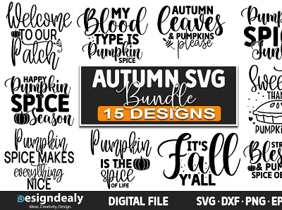 Autumn SVG Bundle fall svg