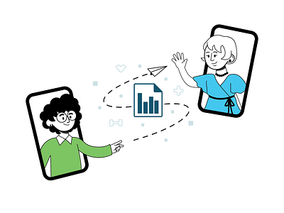 Analytics Illustration for Health Data Management Platform