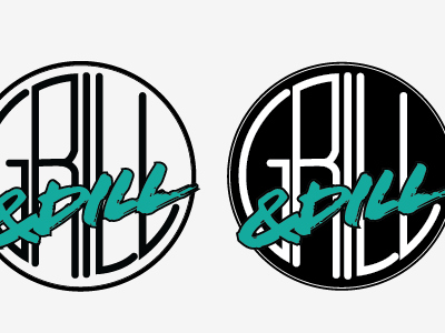 Grill and Dill logo typography