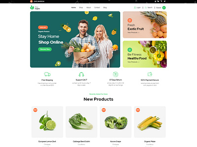 Beauty & Health, Ecommerce WordPress Website