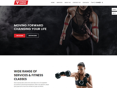 Fitness Center WordPress Website