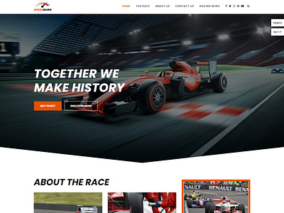 CAR Racing WordPress Website.
