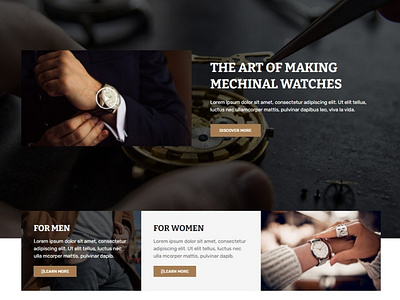 Art of making Mechinal Watches.