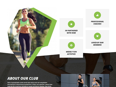 RUN Club WordPress Website.