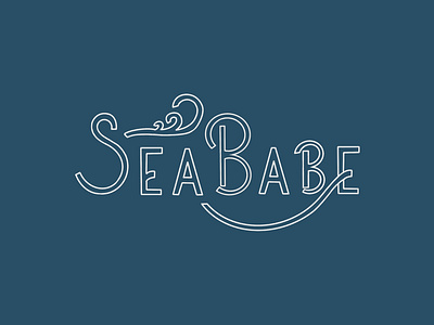 Sea Babe design graphic design illustration procreate typography