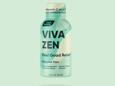 Vivazen Concept branding graphic design packaging