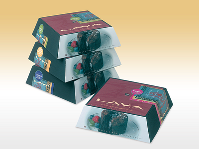 Lava Dream boxes branding cakes chocolate cookies cpg design desserts food graphic design icon illustration labels logo packaging sweets
