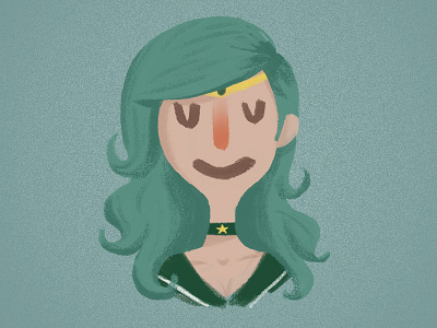 Neptune doodle green sailor sailor neptune