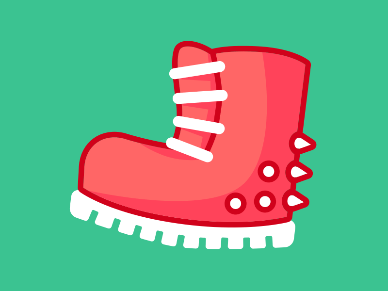 Pink Boot boot clothing icon illustration pink shoe