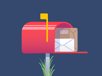 Mailbox illustration inbox mail mailbox