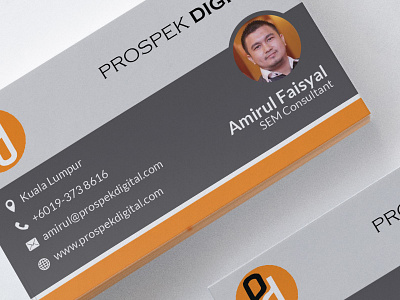 Prospek Digital Business Card business card corporate corporate identity