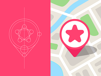 Wishmap Icon icon map star wish