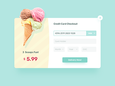 02 Credit Card Checkout card checkout credit daily ui