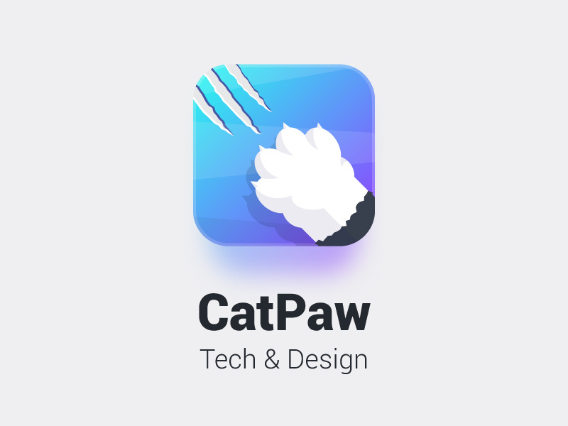 05 App Icon paw cat icon app icon cat paw
