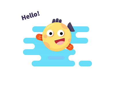 Fish says hello