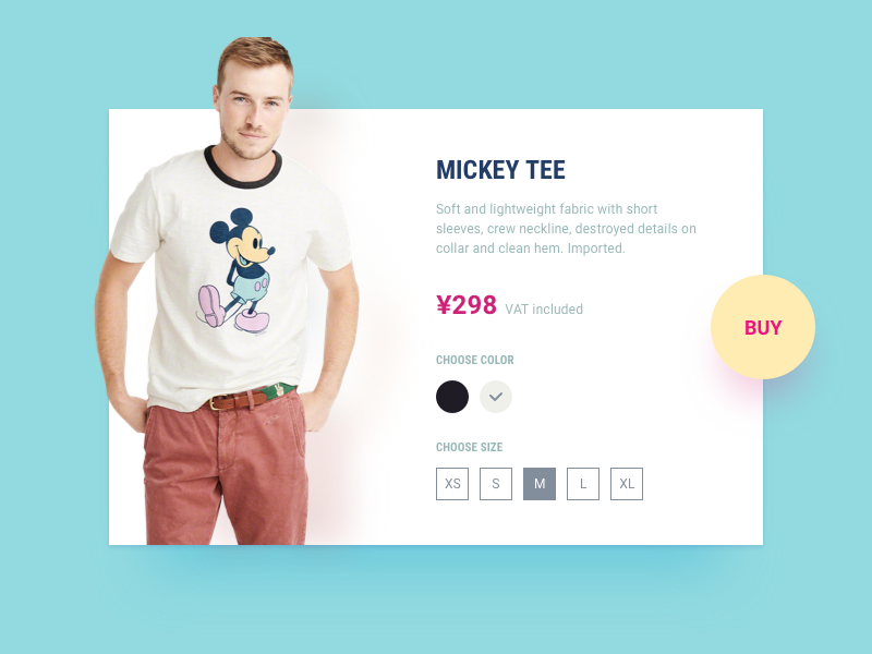 12 Single Product store tee mickey sell product shop